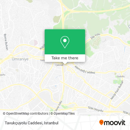 Tavukçuyolu Caddesi map