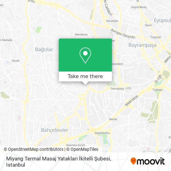 Miyang Termal Masaj Yatakları İkitelli Şubesi map