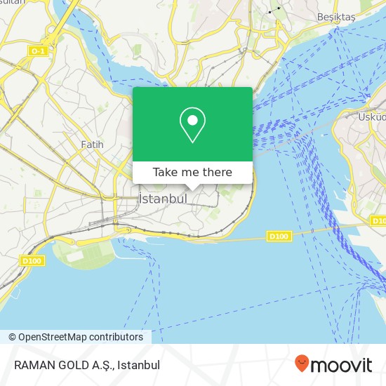 RAMAN GOLD A.Ş. map