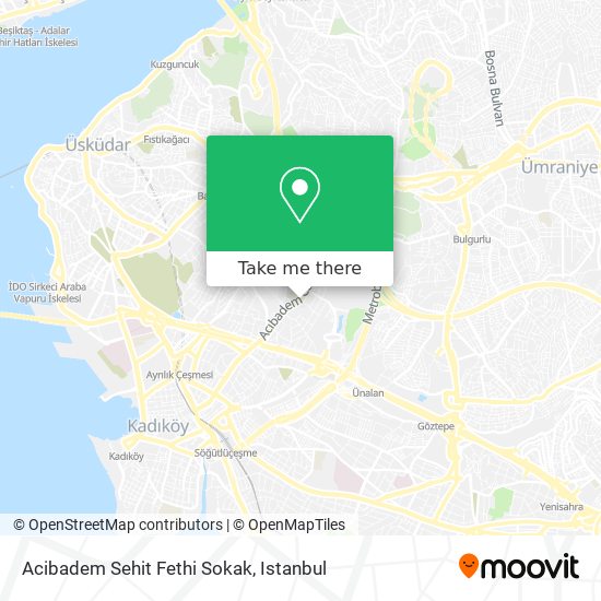 Acibadem Sehit Fethi Sokak map