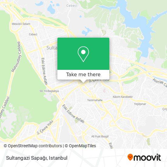 Sultangazi Sapağı map