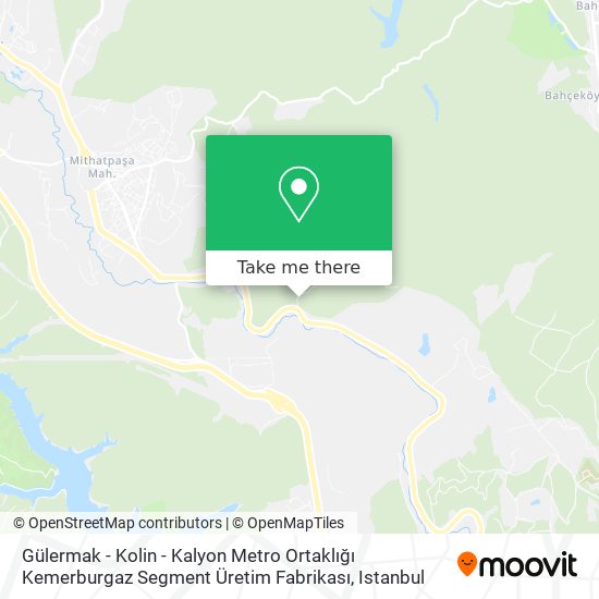 Gülermak - Kolin - Kalyon Metro Ortaklığı Kemerburgaz Segment Üretim Fabrikası map
