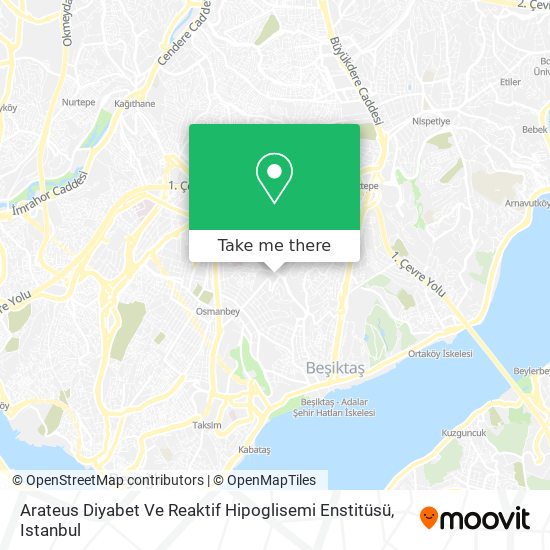 Arateus Diyabet Ve Reaktif Hipoglisemi Enstitüsü map