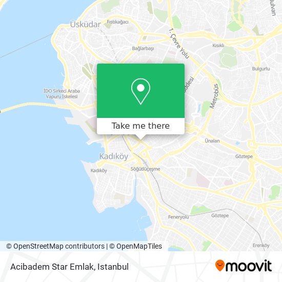 Acibadem Star Emlak map