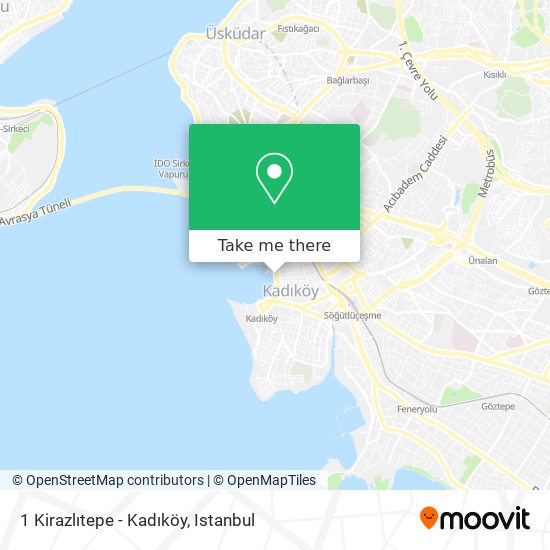 1 Kirazlıtepe - Kadıköy map