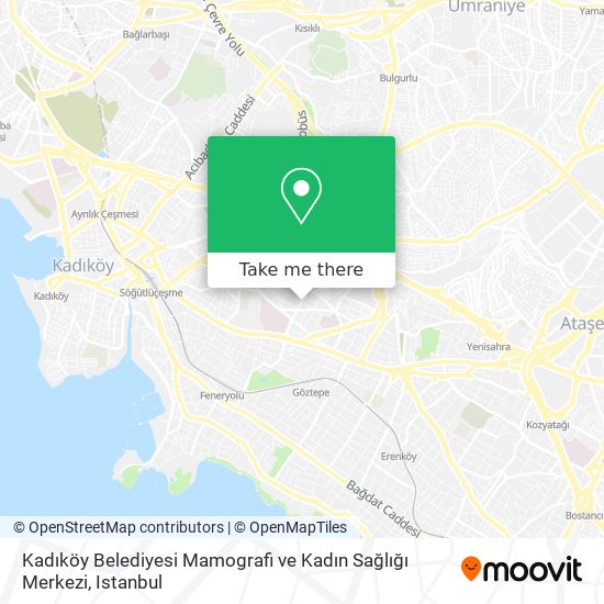 Kadıköy Belediyesi Mamografi ve Kadın Sağlığı Merkezi map