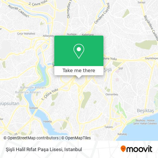 Şişli Halil Rıfat Paşa Lisesi map