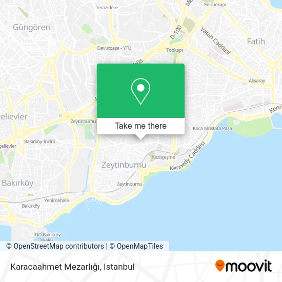 Karacaahmet Mezarlığı map
