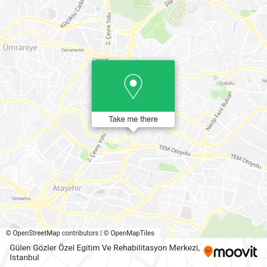 Gülen Gözler Özel Egitim Ve Rehabilitasyon Merkezi map