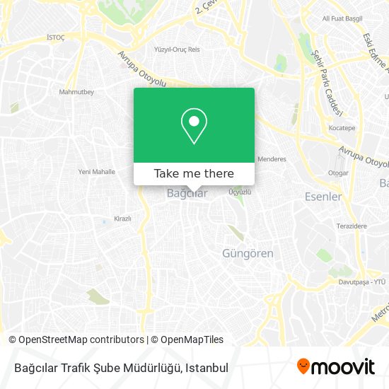 Bağcılar Trafik Şube Müdürlüğü map