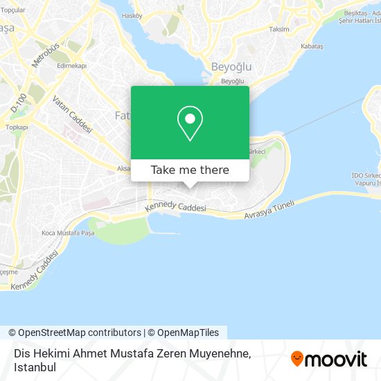 Dis Hekimi Ahmet Mustafa Zeren Muyenehne map