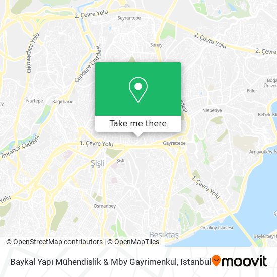 Baykal Yapı Mühendislik & Mby Gayrimenkul map