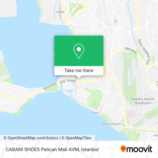 CABANI SHOES Pelican Mall AVM map
