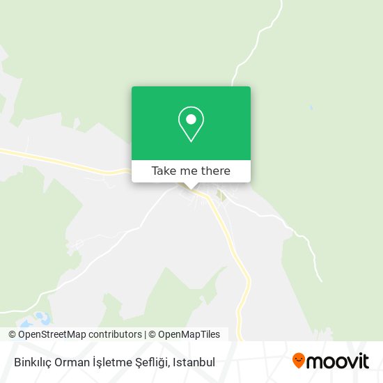 Binkılıç Orman İşletme Şefliği map