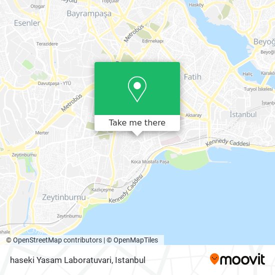 haseki Yasam Laboratuvari map