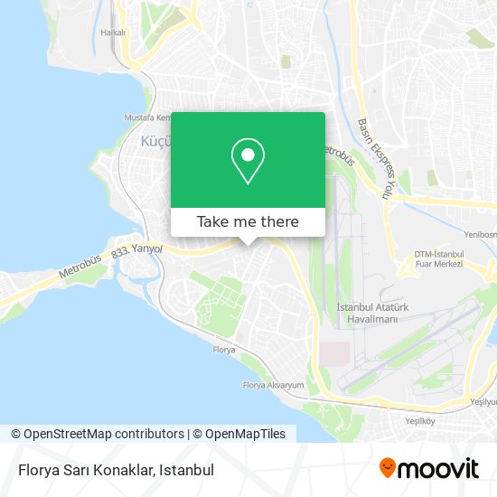 Florya Sarı Konaklar map