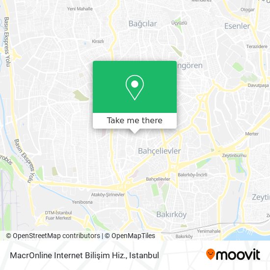 MacrOnline Internet Bilişim Hiz. map