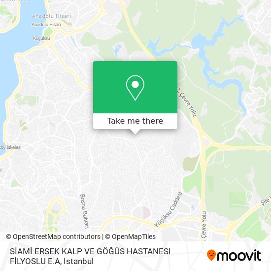 SİAMİ ERSEK KALP VE GÖĞÜS HASTANESI FİLYOSLU E.A map