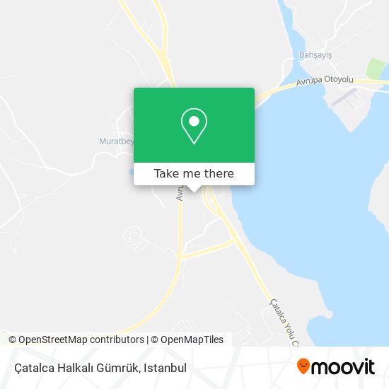 Çatalca Halkalı Gümrük map