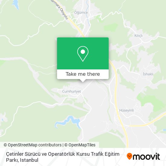 Çetinler Sürücü ve Operatörlük Kursu Trafik Eğitim Parkı map