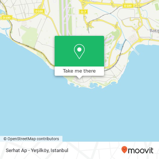 Serhat Ap - Yeşilköy map