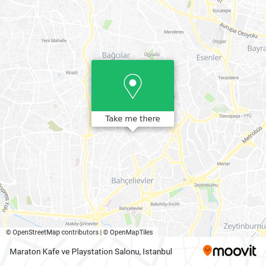 Maraton Kafe ve Playstation Salonu map