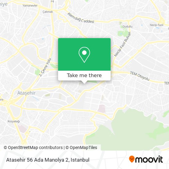 Atasehir 56 Ada Manolya 2 map