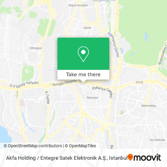 Akfa Holding / Entegre Satek Elektronik A.Ş. map