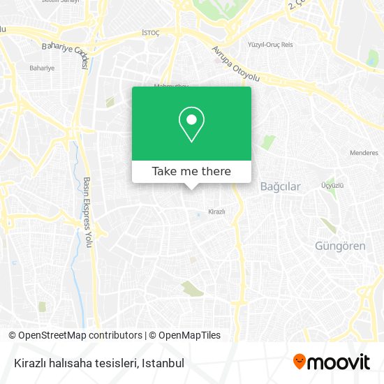 Kirazlı halısaha tesisleri map