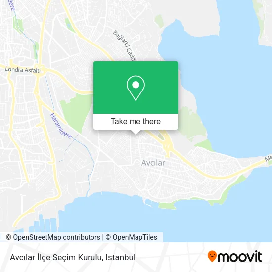 Avcılar İlçe Seçim Kurulu map