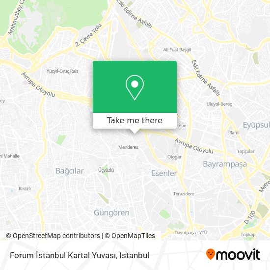 Forum İstanbul Kartal Yuvası map