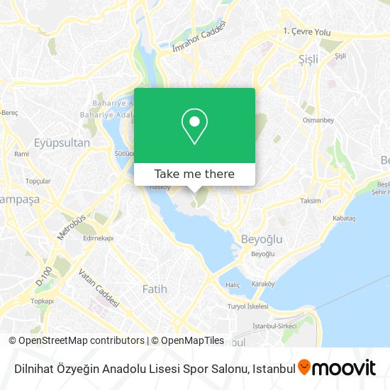 Dilnihat Özyeğin Anadolu Lisesi Spor Salonu map