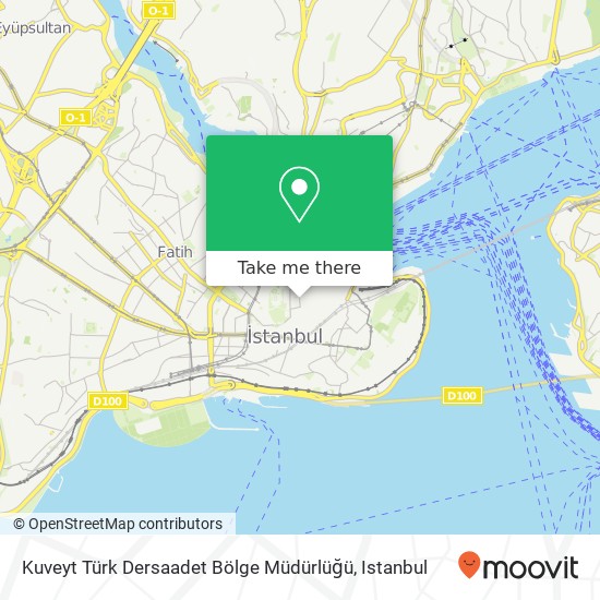 Kuveyt Türk Dersaadet Bölge Müdürlüğü map