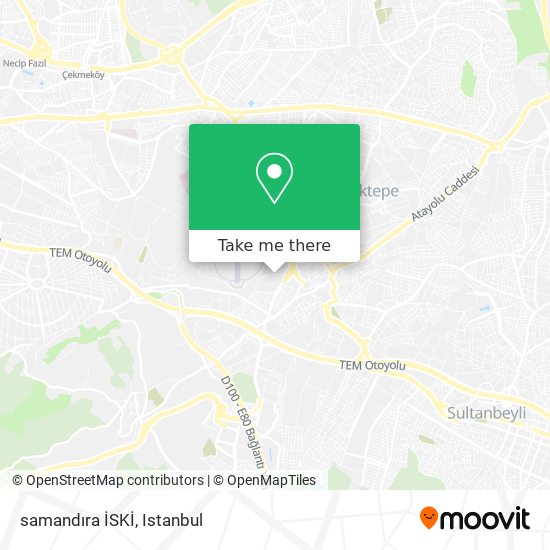 samandıra İSKİ map