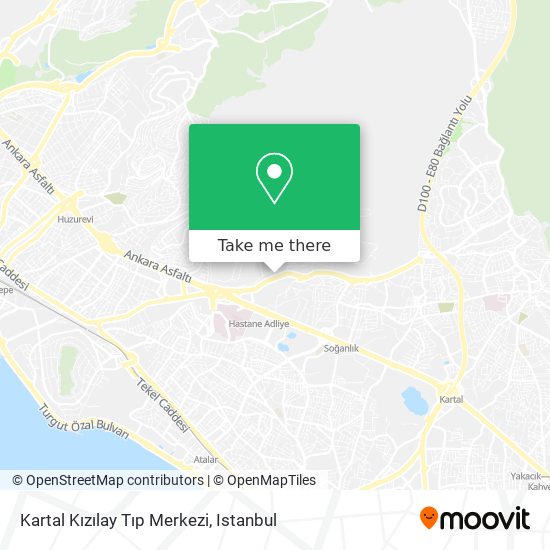 Kartal Kızılay Tıp Merkezi map