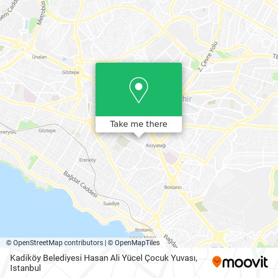 Kadiköy Belediyesi Hasan Ali Yücel Çocuk Yuvası map