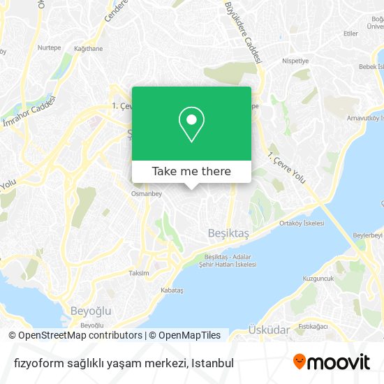 fizyoform sağlıklı yaşam merkezi map