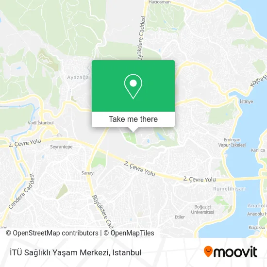 İTÜ Sağlıklı Yaşam Merkezi map