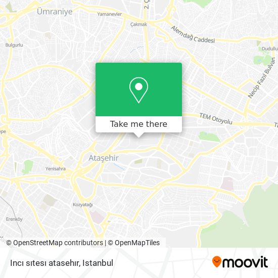 Incı sıtesı atasehır map