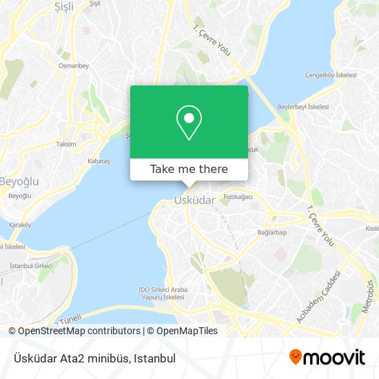 Üsküdar Ata2 minibüs map