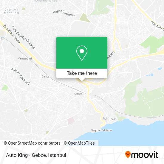 Auto King - Gebze map