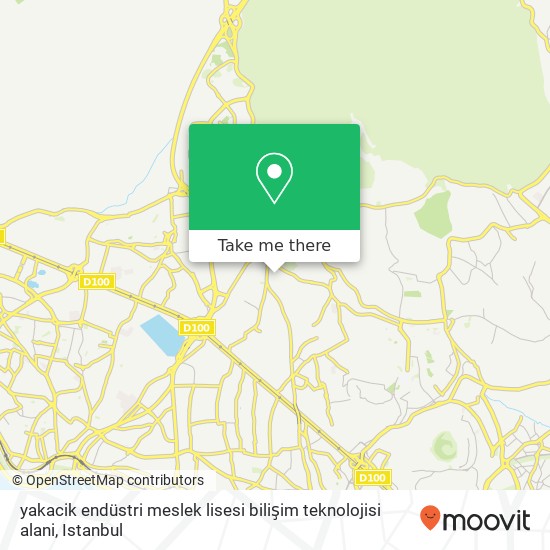 yakacik endüstri meslek lisesi bilişim teknolojisi alani map