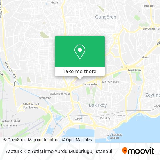 Atatürk Kız Yetiştirme Yurdu Müdürlüğü map