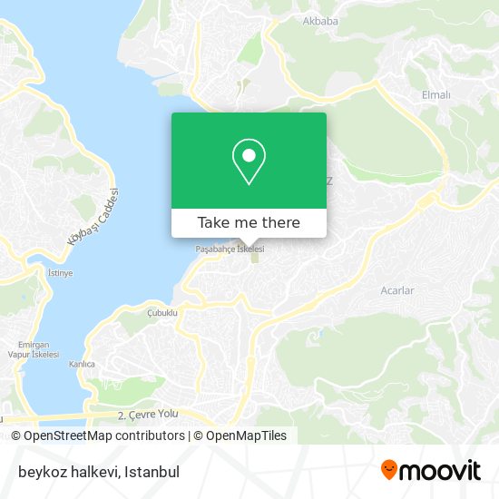 beykoz halkevi map