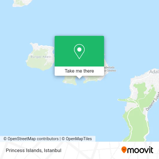 Princess Islands map