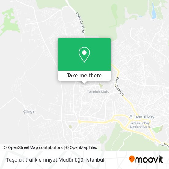 Taşoluk trafik emniyet Müdürlüğü map