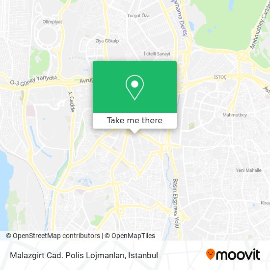 Malazgirt Cad. Polis Lojmanları map