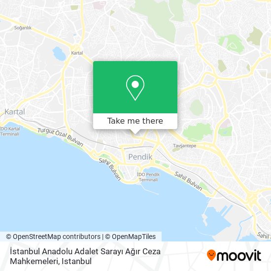 İstanbul Anadolu Adalet Sarayı Ağır Ceza Mahkemeleri map
