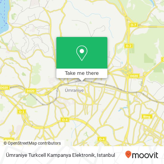 Ümraniye Turkcell Kampanya Elektronik map