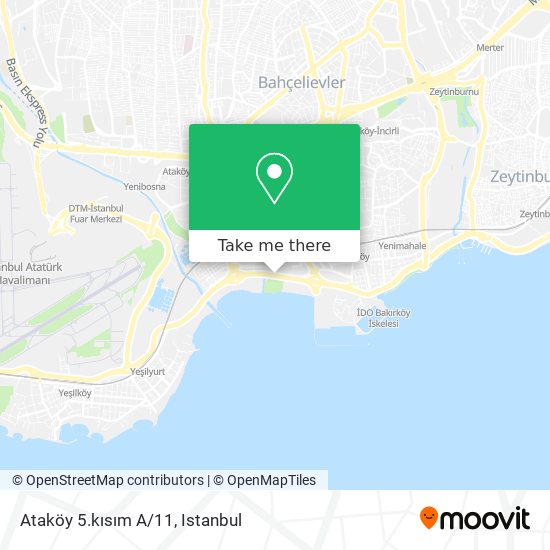 Ataköy 5.kısım A/11 map